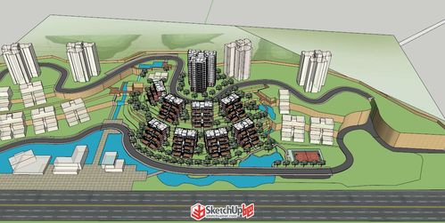 探索山地住宅 從戶型圖到SketchUp模型庫的精品資源